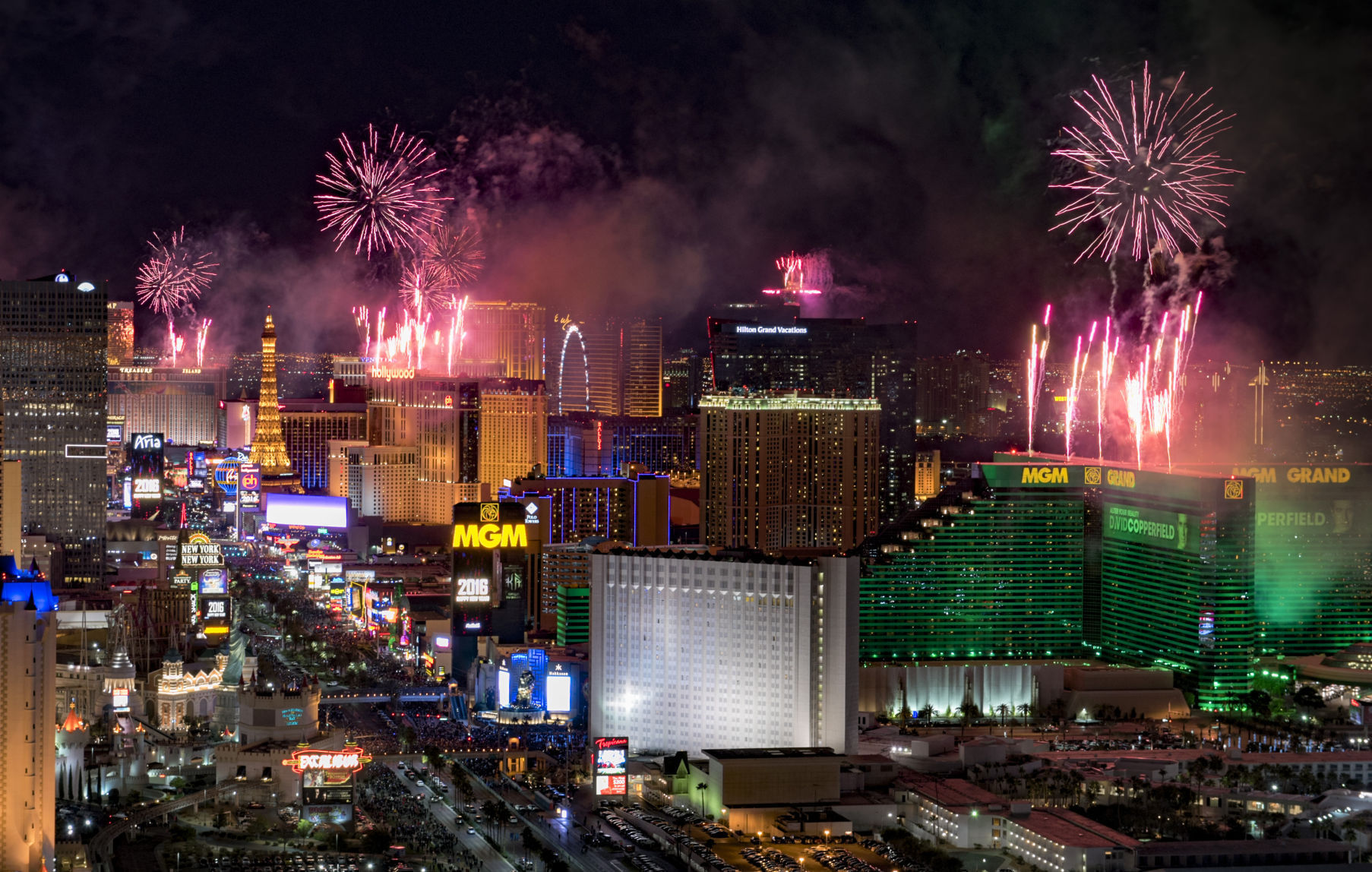 New Year's Eve in Las Vegas